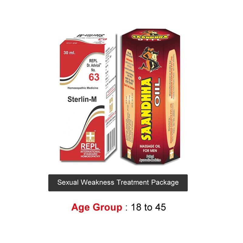 Sexual Weakness Treatment Age Group 18-45